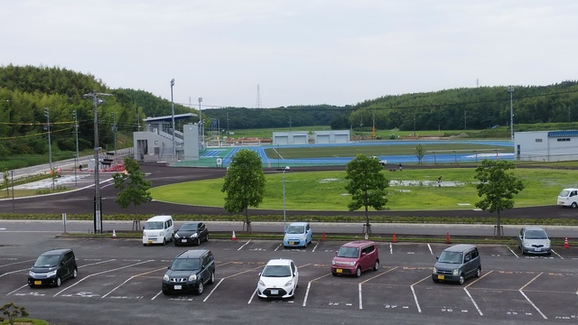令和6（2024）年6月25日 知多奥田駅から公園（全体）方面を映した定点カメラの写真