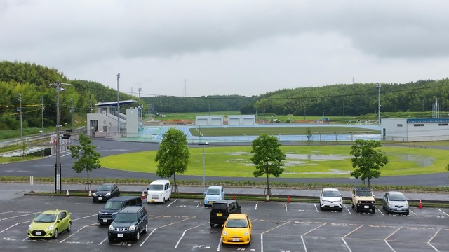 令和6（2024）年7月1日（最終） 知多奥田駅から公園（全体）方面を映した定点カメラの写真
