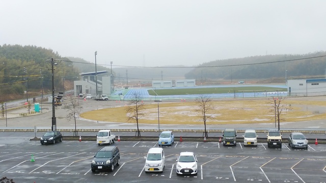 令和6（2024）年3月25日 知多奥田駅から公園（全体）方面を映した定点カメラの写真