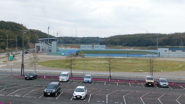 令和6（2024）年4月8日 知多奥田駅から公園（全体）方面を映した定点カメラの写真