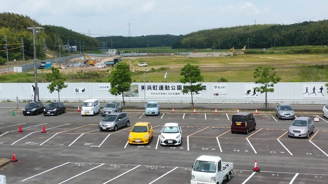 令和4（2022）年6月13日 知多奥田駅から公園（全体）方面を映した定点カメラの写真