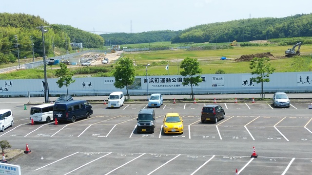 令和4（2022）年6月23日 知多奥田駅から公園（全体）方面を映した定点カメラの写真