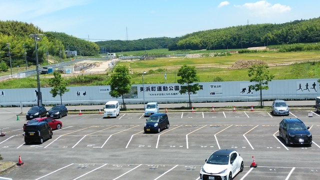 令和4（2022）年6月28日 知多奥田駅から公園（全体）方面を映した定点カメラの写真
