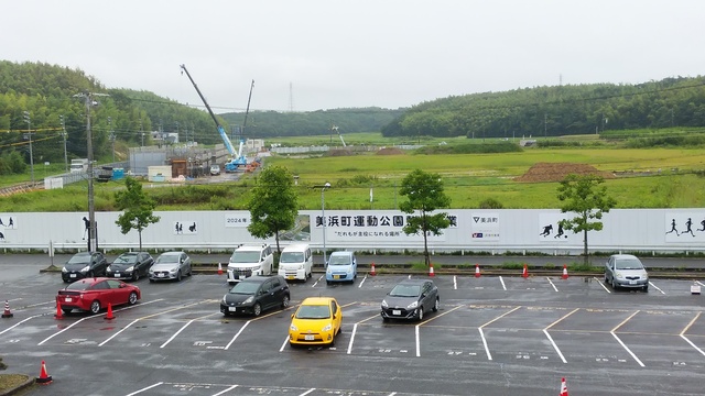 令和4（2022）年7月19日 知多奥田駅から公園（全体）方面を映した定点カメラの写真