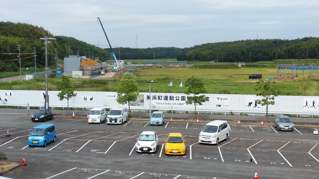 令和4（2022）年8月29日 知多奥田駅から公園（全体）方面を映した定点カメラの写真