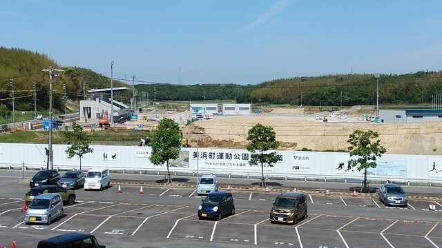 令和5（2023）年5月9日 知多奥田駅から公園（全体）方面を映した定点カメラの写真