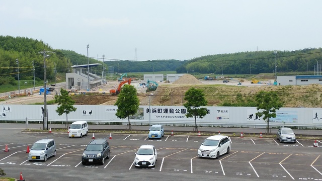 令和5（2023）年6月6日 知多奥田駅から公園（全体）方面を映した定点カメラの写真