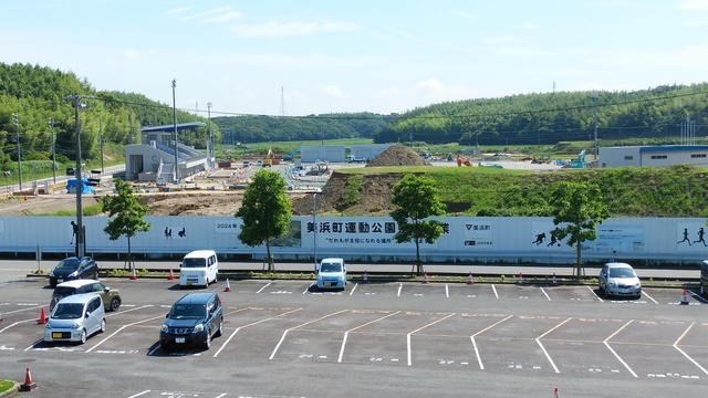 令和5（2023）年6月13日 知多奥田駅から公園（全体）方面を映した定点カメラの写真
