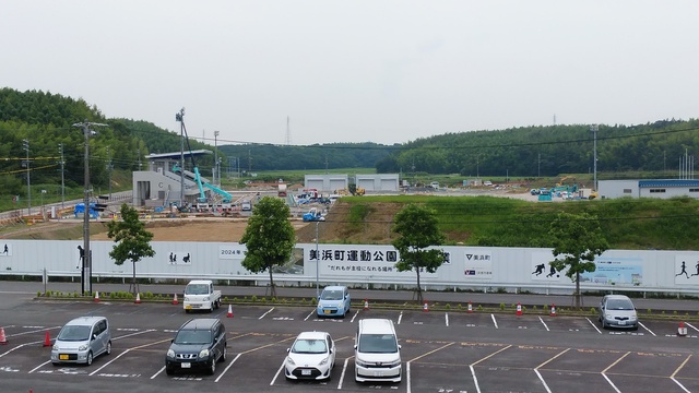 令和5（2023）年6月27日 知多奥田駅から公園（全体）方面を映した定点カメラの写真