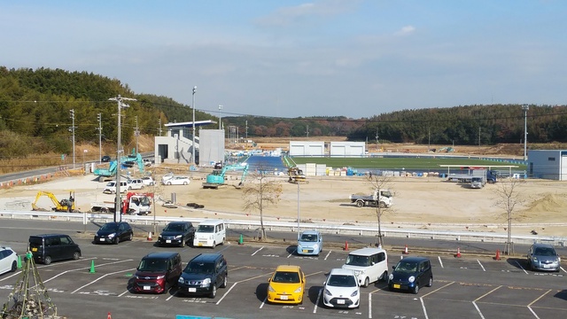 令和5（2023）年12月11日 知多奥田駅から公園（全体）方面を映した定点カメラの写真