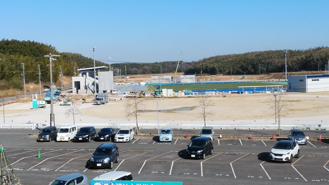 令和5（2023）年12月26日 知多奥田駅から公園（全体）方面を映した定点カメラの写真