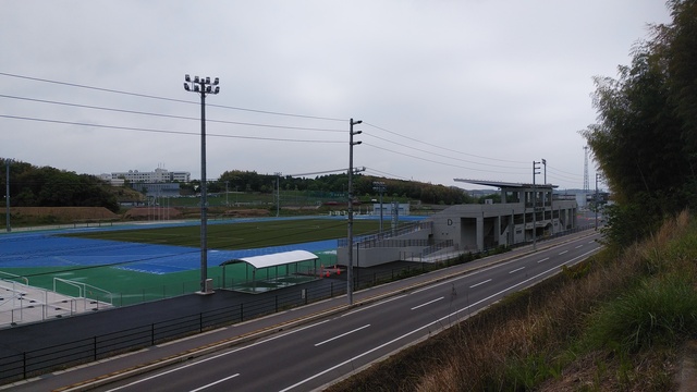 令和6（2024）年4月30日 公園北側（町道）から公園西側（知多奥田駅）方面を映した定点カメラの写真