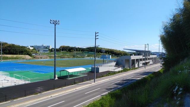 令和6（2024）年6月4日 公園北側（町道）から公園西側（知多奥田駅）方面を映した定点カメラの写真