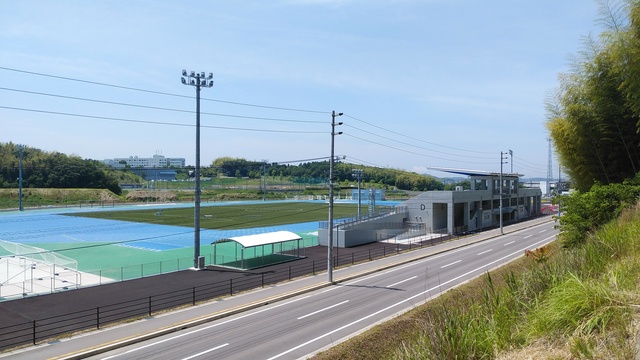令和6（2024）年6月11日 公園北側（町道）から公園西側（知多奥田駅）方面を映した定点カメラの写真