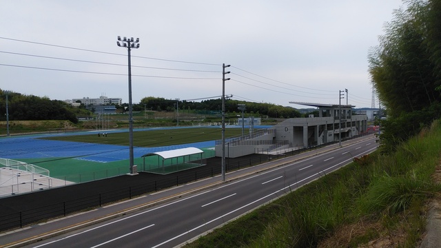 令和6（2024）年6月17日 公園北側（町道）から公園西側（知多奥田駅）方面を映した定点カメラの写真