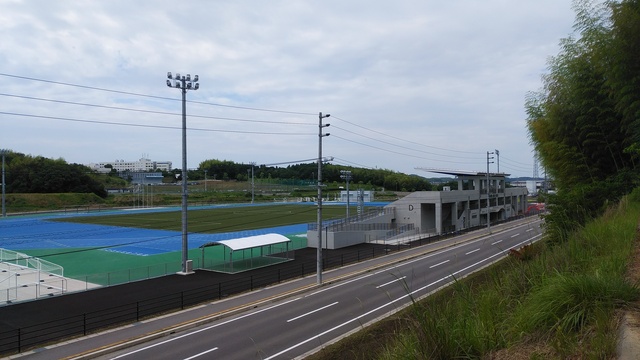 令和6（2024）年6月25日 公園北側（町道）から公園西側（知多奥田駅）方面を映した定点カメラの写真