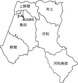 美浜町の地図