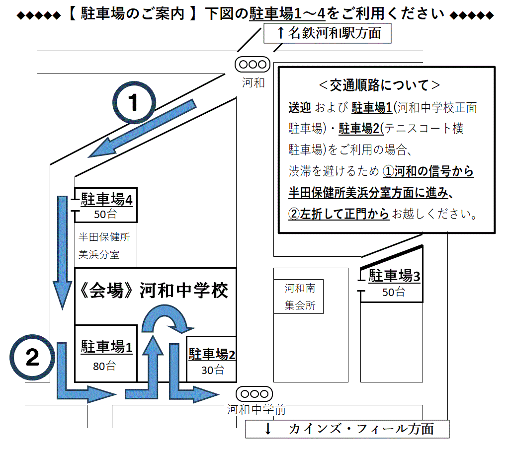 令和7年度美浜町二十歳のつどい駐車場