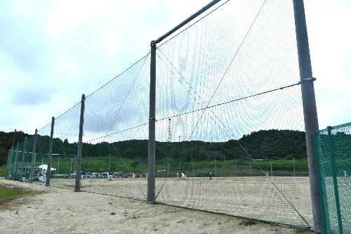 防球ネット6m、ネットフェンス1.8m